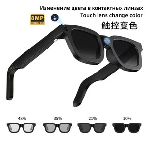 Smart <b>Glasses</b> With 8MP Dual <b>Camera</b> Touch Control Black For Phone Call And Noise Reduction - Product Image 4