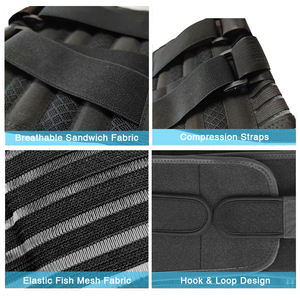 Youjie 6 Stays Medical Working ceinture lombaire Masajeador Almohadilla trasera Nylon Cintura Soporte Brace Lumbar Back <span class=keywords><strong>Belt</strong></span> - Product Image 4