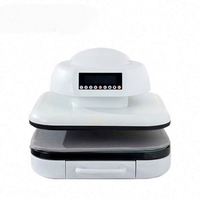 Nouvelle Presse à Chaud Électrique Intelligente Automatique 38x38cm pour T-shirts et Casquettes 220V Multicolore pour Estampage à Chaud et Sublimation