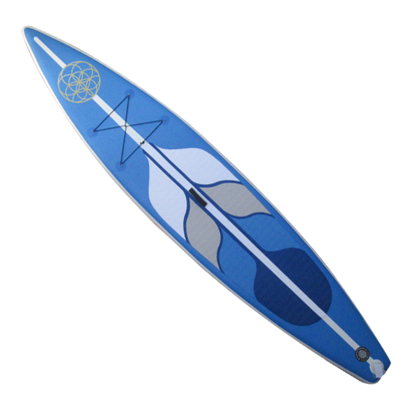 Summer outdoor water sports equipment can be folded inflatable surfboard