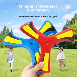 Disque volant en mousse EVA sûr, boomerang croisé à retour à 3 angles, couleur personnalisable, pour enfants et adultes, anti-stress, pour l'extérieur et la pelouse - Product Image 3