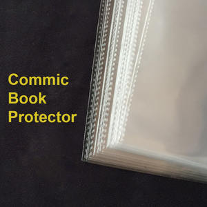 Kayli — protecteur de livres visqueuses, sachet et planche en polypropylène transparent, argent épais,, vente en gros - Product Image 3