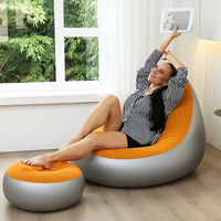 Canapé Modulaire Confortable Gonflable pour Intérieur et Extérieur, Idéal pour Jardin et Camping - Vente Chaude en Gros