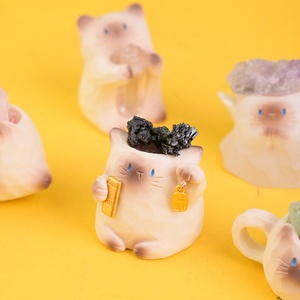 Caja Sorpresa de Cristal de Energía de la Suerte Cat PAL Original al por Mayor, Adorable Adorno de Escritorio Douding, Regalo para Niñas - Product Image 5