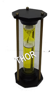 Minuterie de sable en bois automatique automatique, sablier en acrylique, décoration de maison, de bureau - Product Image 4