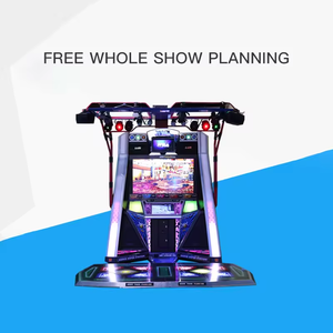 Machine à pièces électronique bon marché d'intérieur pour enfants vente en gros jeu révolution arcade musique et vidéo pompe it up machine à danser - Product Image 6
