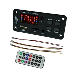 Con función BT Tarjeta TF U Disco Formato MP3 Módulo DE REPRODUCTOR DE MP3 para automóvil Reproductor de música de buena calidad para automóvil - Product Image 2