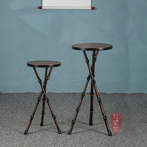 New Chinese Style Bamboo Flower Stand Circular Indoor Home Decor Guizhou Origin YY0469 - Product Image 1