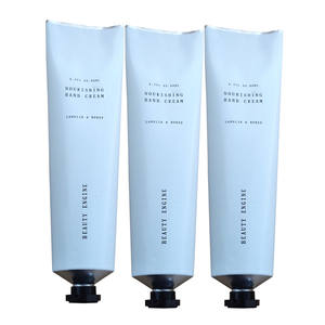 वैश्विक Makeups अनुकूलित बंधनेवाला खाली ट्यूब मैट सफेद सादा मुद्रण एल्यूमीनियम ट्यूब 55ml 65ml 75ml 80ml - Product Image 1