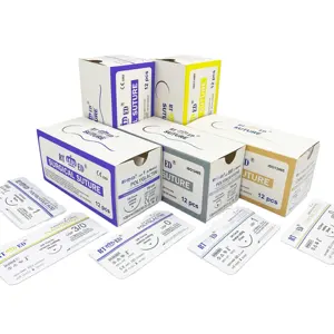 Manufacturers Surgical Sutures Disposable Medical With Stainless Steel Needle OEM