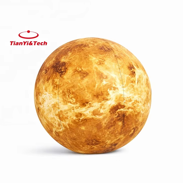Inflatable Advertising Planets Globe Earth Moon Mars Sun Jupiter Venus Saturn Uranus Neptune Balloon With LED