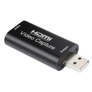 4K HDMI至USB 2.0音频视频采集卡游戏录制PS4 PS5相机笔记本电脑直播流1080P