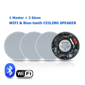 ระบบเสียงอัจฉริยะสำหรับบ้าน WE680 PA 4*30W ลำโพงติดเพดานแบบแอคทีฟ 6 นิ้ว รองรับการเล่นแบบหลายโซน ประสิทธิภาพสูง เชื่อมต่อ Wifi และบลูทูธ - Product Image 2