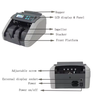 Nouvelle machine de comptage de billets de banque multi-devises H-307, détecteur de faux billets, machine de comptage de billets, machine de comptage d'argent