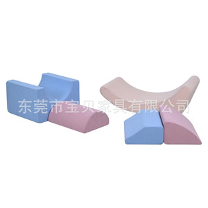 Canapé-tabouret en mousse moderne pour tout-petits, ensemble de jeu modulaire en PU écologique, jouets d'escalade pour 2-4 ans, unisexe, pour salon et école - Product Image 5