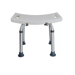 Hengheyue Shower <b>Stool</b> Aluminum Alloy <b>Height</b> <b>Adjustable</b> Bath Seat For Elderly And Pregnant Women - Product Image 1