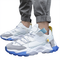 Chaussures de course décontractées tendance pour hommes 2025, confortables, respirantes, en maille, légères, augmentant la taille, printemps été, grandes tailles