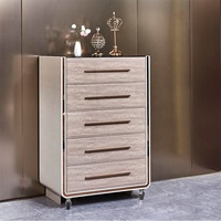 Ensemble de meubles de chambre à coucher modernes King Size, lit double avec cadre en bois, ensemble complet de luxe pour chambre principale, pour maison et appartement
