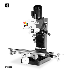 CTZX32 <span class=keywords><strong>fraiseuse</strong></span> de forage à vitesse variable multifonctionnelle perceuse à banc vertical moulin manuel pour une utilisation de paillasse - Product Image 2