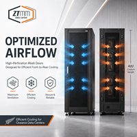 Armoire rack ZTmm 42U pour centre de données, salle de serveurs, télécommunications et calcul en périphérie