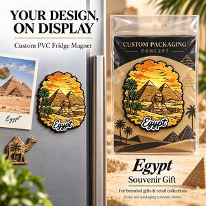 Imán de nevera de las Pirámides de Egipto, personalizado, de caucho flexible, de ferrita, ecológico, recuerdo de viaje del Faraón, regalo promocional - Product Image 5