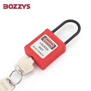 BOZZYS OEM 38MM étanche sécurité plastique Nylon isolé <span class=keywords><strong>cadenas</strong></span> même clé pour le verrouillage de porte industrielle-Tagout - Product Image 2