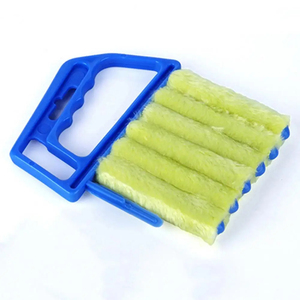 Paño de limpieza de microfibra para persianas, cepillo para ventanas, plumero para aire acondicionado, limpiador de ventiladores de coche, herramienta lavable al por mayor - Product Image 5