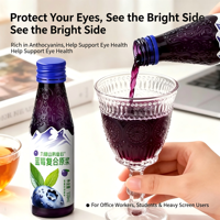 Antioxidanten drank rauwe bosbes ongefilterd sap gepasteuriseerd stabiel gehomogeniseerd zure bessendrank nectar fruitdrank