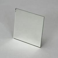 Miroirs flottants modernes en verre argenté de 1.3mm à 5mm Caisses d'articles décoratifs économiques pour l'exportation de lunettes à led Mur de verre en bois