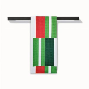 Serviette de cuisine en tissu gaufré super doux à séchage rapide 380 g/m² pour le nettoyage des tasses, des verres et des plats, sublimation - Product Image 3