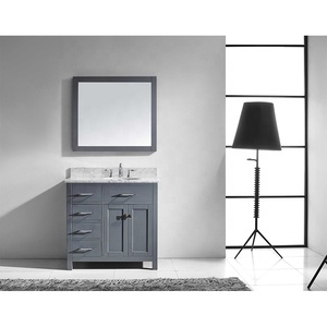 North American White Undermount <strong>Sink</strong> Laundry <strong>Cabinet</strong> <strong>Bathroom</strong> <strong>Corner</strong> <strong>Cabinet</strong> - Product Image 6