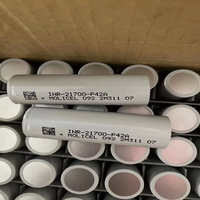 Batería de Iones de Litio Molicel INR21700-P42A de Taiwán, 4200mAh, 45A, de Alta Descarga, para Bicicletas Eléctricas, Scooters, Drones y Paquetes de Baterías RC