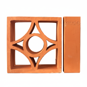 Briques de façade creuses poreuses en céramique de style traditionnel hawaïen, prix EXW personnalisé, livraison rapide, brique réfractaire en argile du Vietnam - Product Image 1