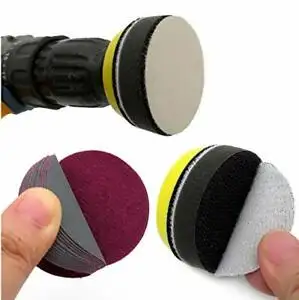 2-inch móc vòng chà nhám đĩa 182x 60-10000 Grit cho khoan ướt khô giấy nhám Pad công cụ mài mòn thể loại