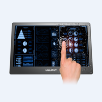 LILLIPUT Moniteur tactile de qualité industrielle 13.3 pouces FHD IPS LCD Capacitif Full Lamination Touch Computer Monitor avec VGA HDMI DP