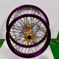 Ensemble de roues Sur Ron Ultra Bee Aftermarket pour 79Bike Falcon et Talaria MX3 MX4 Avant 21 X 1.6 Arrière 18 X 2.15