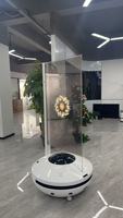 Kiosco Interactivo Móvil Transparente con IA de 55 Pulgadas, Robot UFO 2K con Pantalla Táctil de 10 Puntos, WIFI, SDK OEM, Android/PC, para Tiendas Minoristas