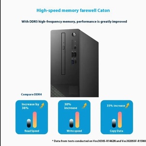 Pour ordinateur de bureau de format compact Vostro 3710, processeur Core I3-12100, 8 Go de DDR4, 512 Go de SSD pour Dell Vostro, pour Vostro 3710 - Product Image 1