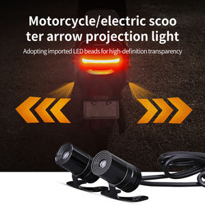 Lampe de signalisation de voiture 12V lampe de projection de flèche LED de <span class=keywords><strong>moto</strong></span> universelle pour système de clignotant de camion Honda Yamaha Suzuki Kawasaki - Product Image 4
