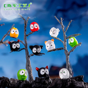 Nuevos Adornos Luminosos de Halloween con Diseño de Duendes, Miniaturas Decorativas Colgantes para Micro-Paisajes - Product Image 2