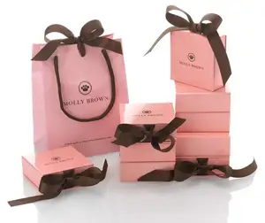 Sacchetti di carta stampati di lusso scarpe personalizzate con il proprio logo sacchetti di carta da Shopping in cartone sacchetti regalo per piccole imprese
