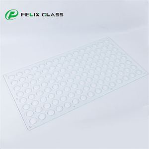 Panel de Vidrio Templado Transparente Personalizado con Orificios Regulares de 3mm-12mm de Espesor, Ecológico y de Alta Resistencia para Dispositivos Industriales - Product Image 4