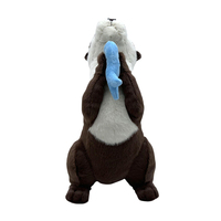 Lutra Lutra en peluche de loutre eurasienne sur mesure écologique pour la Saint-Valentin Remplissage en coton PP