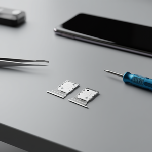 Vassoio porta SIM per Samsung Galaxy S21 G991B Argento - Product Image 2