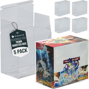 Wholesale Crystal Clear PET Booster <b>Box</b> Case Acid Free Protector for Trading Card Collectors - Product Image 1
