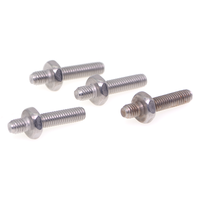 Custom M2 M3 M4 M5 Stainless Steel and Carbon Steel Zinc Nickel Plating Outer Hexagonal Double Threaded Fasteners Screw Bolts
