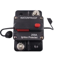 Interruptor de Circuito de 30-300A, 12V 24V, Fusible con Reinicio Manual, Interruptor de Circuito para Automóviles, Motores de Pesca, Barcos, ATV, Energía Manual