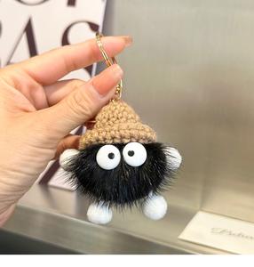 <span class=keywords><strong>Kawaii</strong></span>-Porte-clés elfe en peluche, porte-clés, sac à dos à breloque, pompon, accessoires pour femmes, mignon, elfe à la mode - Product Image 4