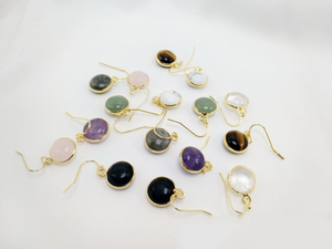 Boucles <span class=keywords><strong>d</strong></span>'oreilles pour femmes en cristal clair œil de tigre B1501, charme en améthyste, labradorite, pierre précieuse, <span class=keywords><strong>boucle</strong></span> <span class=keywords><strong>d</strong></span>'<span class=keywords><strong>oreille</strong></span> à crochet, luxe - Product Image 3