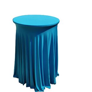 Spandex Stretch Cocktail fodera per alta tavolini da bar spandex bistro tabella di copertura per evento di festa di nozze decor - Product Image 6
